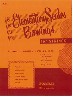 cover image of Elementary Scales and Bowings--Viola (Music Instruction)
